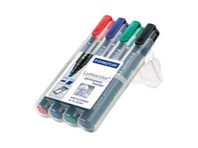 STAEDTLER Lumocolor 350 Pack De 4 Marqueurs Permanents Pointe