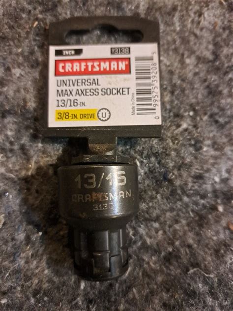 Craftsman Universal Max Axess 38 Drive 1316 Socket 3138 Ebay