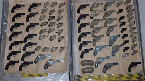 Two In Court After 79 Guns Seized From Car Heading To Uk Bbc News