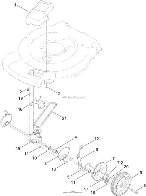 Toro 20331 22in Recycler Lawn Mower 2011 Sn 311000001 311999999 Parts Diagram For