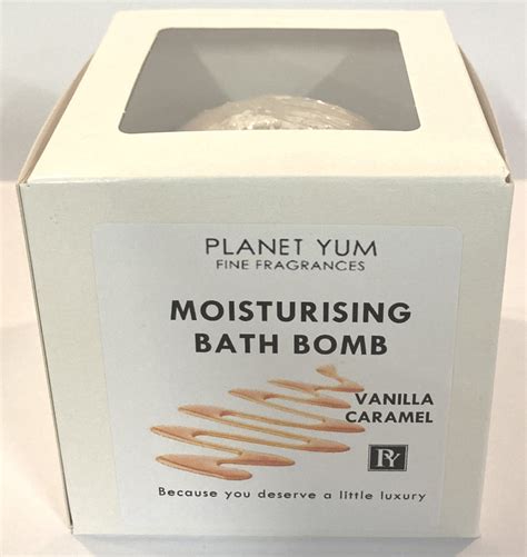 Vanilla Caramel Bath Bomb By Planet Yum Australia Hand Made Bath Bombs