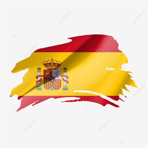 Spain Paint Brush New Spain Flag Paint Brush Spain PNG Transparent