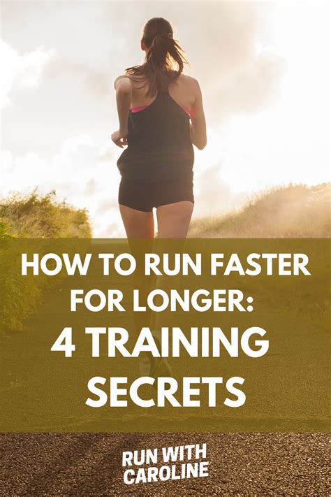 How To Run Faster And Longer 4 Training Secrets Artofit