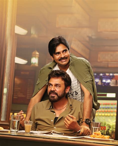 Venkatesh and Pawan Kalyan Stills From Agnyaathavaasi - Social News XYZ