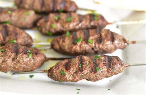 Lebanese Beef Kafta Kebabs Easy Authentic Recipe