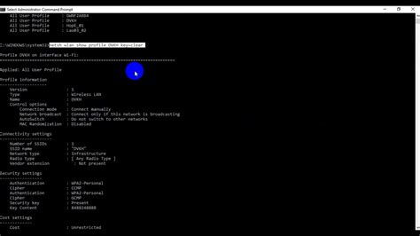 Find Wifi Network Password With Command Prompt Youtube