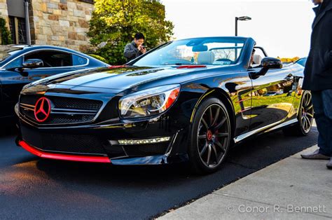 Black Mercedes-Benz SL63 AMG with Performance Package - GTspirit