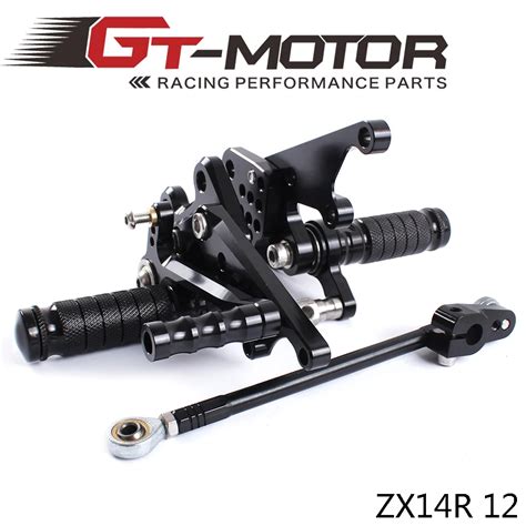 Gt Motor Full Cnc Aluminum Motorcycle Adjustable Rearsets Rear Sets