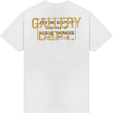 Gallery Dept White Paint Brush Quantum T Shirt Inc Style