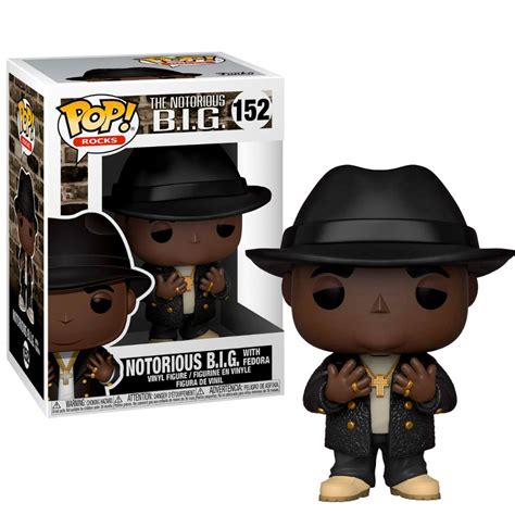 Funko Pop The Notorious Big Notorious Big With Fedora Biggie