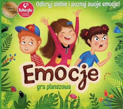 Emocje Gra Planszowa Odkryj Siebie I Poznaj Emocje Kukuryku Gra Poznaj