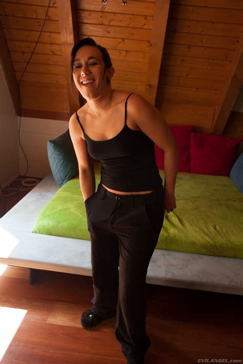 Kinky Brunette Lesbian Sinn Sage Drops Her Pants Strokes Her Strap On