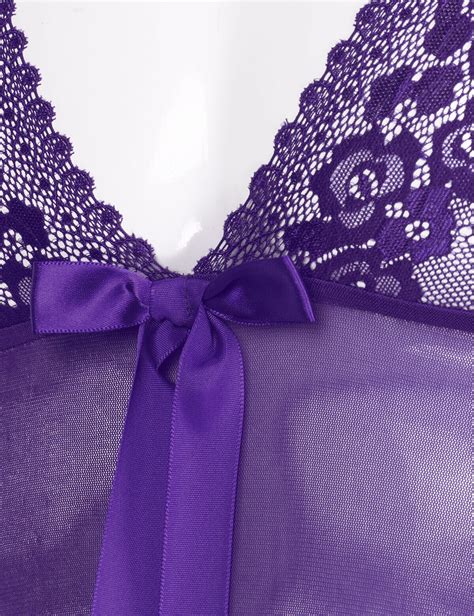 Sexy Men Lingerie Satin Lace Crossdresser Babydoll Bra Dress Sleepwear Underwear Qoo Ebay