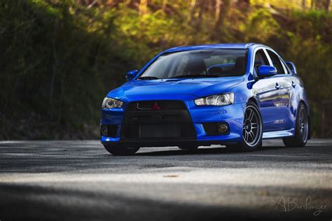 Mitsubishi Evo X Blue