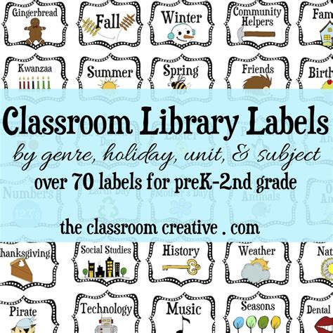 7 Best Images Of Printable Book Labels For Classrooms Printable