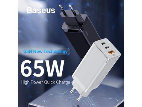 Baseus uses GaNFast from Navitas Semiconductor in 3-Output 65W Charger ...