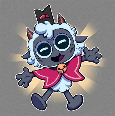 Cult Of The Lamb Fan Art Cute Cartoon Sheep