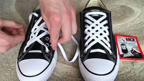 How To Diagonal Lace Converse 7 Holes Shoe Laces Shoe Lace