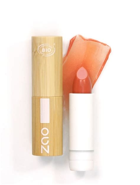 Make Up Lippen Lipcare ZAO Color Repulp Balm 486 Orange Nude Bamboe