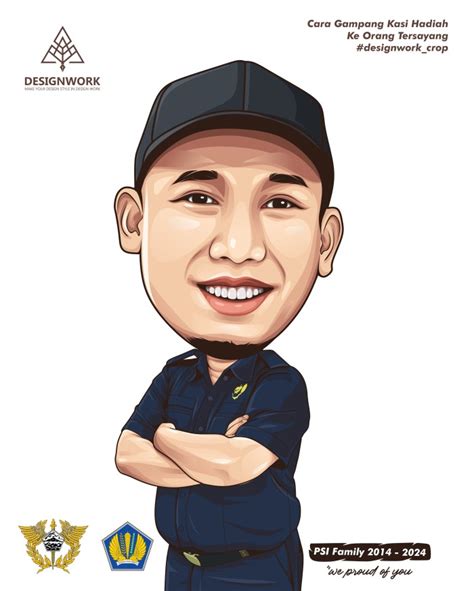 Jual Hadiah Wisuda Lukisan Vector Wajah Art Karikatur Wajah Softfile