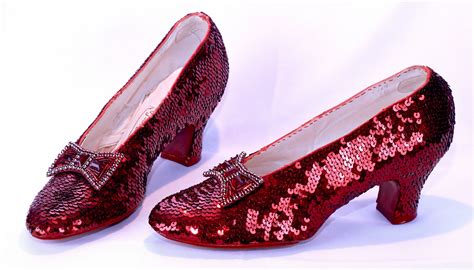 Replicas Of Judy Garlands Ruby Slippers From Mgms 1939 Film The