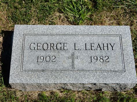 George Leo Leahy 1902 1982 Find A Grave Memorial