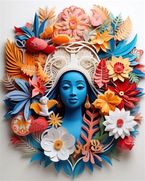 Premium Ai Image Celebrate Cultural Diversity With Vibrant D Paper