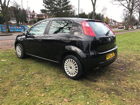 2006 Fiat Grande Punto 1 2 Active 5 Door In Black ONLY 65000 Miles