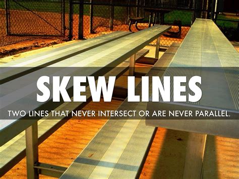 Examples Of Skew Lines In Real Life