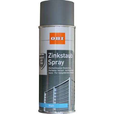 OBI Zinkstaub Spray Grau Matt 400 Ml Kaufen Bei OBI