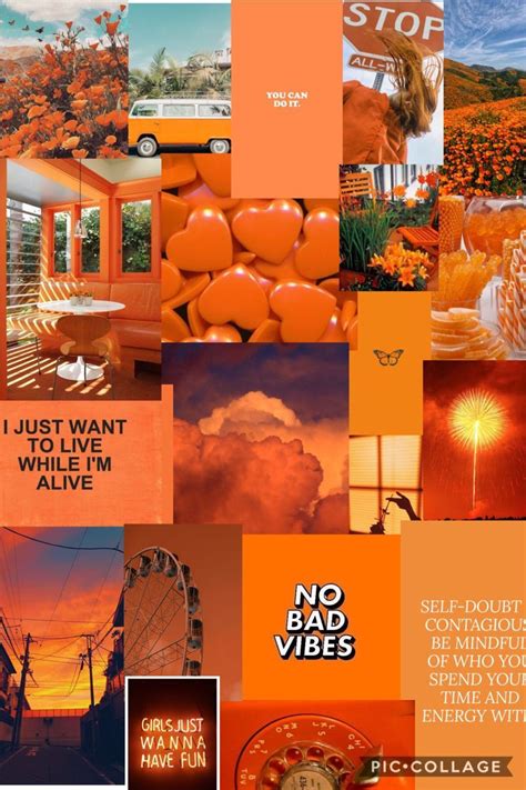 Orange Aesthetic Wallpaper Explore More Colors Light Mixed Color Orange Aesthetic Rainbow