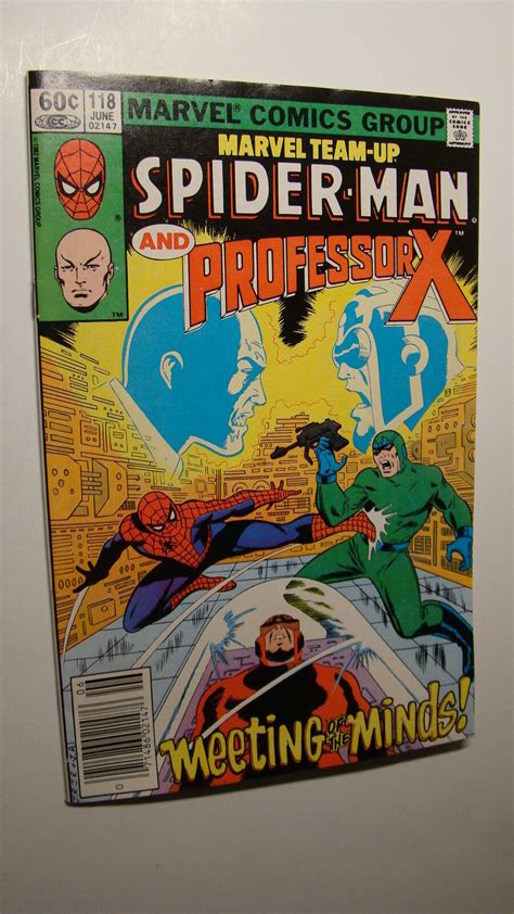 Marvel Team Up 118 Nm 9 2 Spider Man Professor X Herb Trimpe ART X