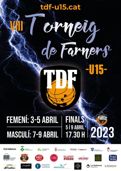 CARTELL VIII TORNEIG DE FARNERS U15 Club de Bàsquet Farners