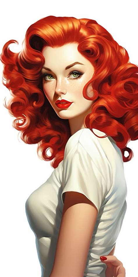 Pin By Ciarra Nunley On Anime 2 Redhead Art Pin Up Drawings Pin Up