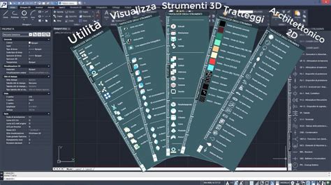 Utilità di progeCAD Tavolozze degli Strumenti YouTube