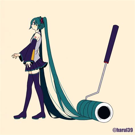 Safebooru 1girl Absurdly Long Hair Aqua Eyes Aqua Hair Aqua Necktie