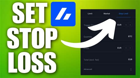 How To Set Stop Loss On Bitvavo Youtube