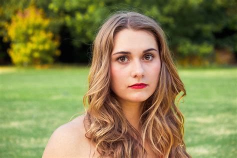 Girl Blonde Red Lips Free Photo On Pixabay