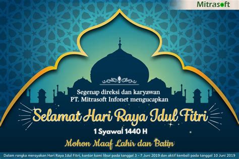 Selamat Hari Raya Idul Fitri 1 Syawal 1440 H Kelahiran Idul Fitri