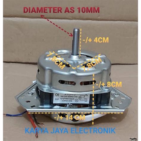 Jual Dinamo Spin Mesin Cuci Denpoo Motor Pengering Cuci Denpoo Watt