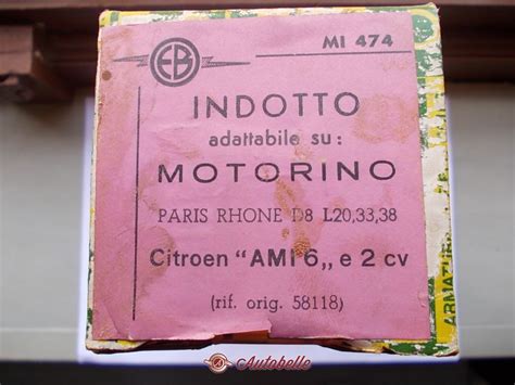 Vendo Indotto Motorino Avviamento Volt Citroen Cv Ami