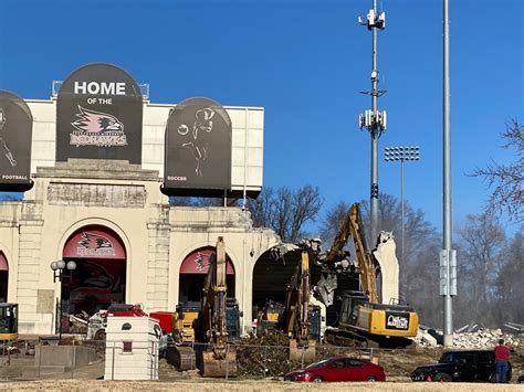 Demolition begins on SEMO's Houck Stadium - KBSI Fox 23 Cape Girardeau News | Paducah News