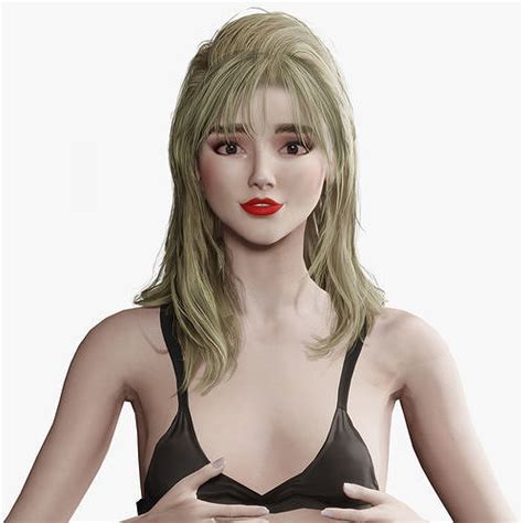 D Model Naked Asian Woman Rigged Game Ready Vr Ar Low Poly Cgtrader