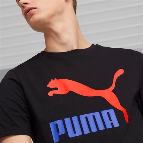 Puma Classics Logo Erkek Siyah T Shirt Erkek T Shirt Polo Superstep