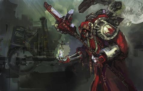 Tech Priest By Brushray On Deviantart Warhammer Art Warhammer 40k Artwork Warhammer