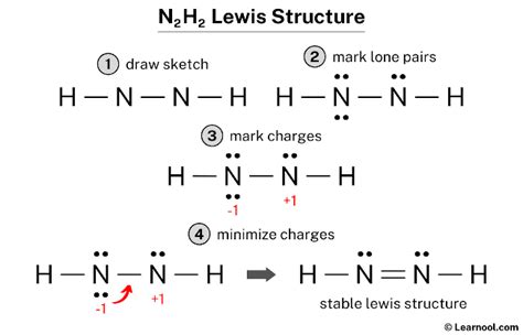 N2H2 Lewis Structure Learnool