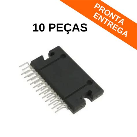 Kit 10 peças Circuito Integrado TDA7384 ZIP 25 PTH Circuitos