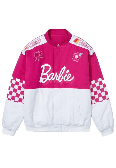 Barbie Pink Racer Jacket Lerenjack