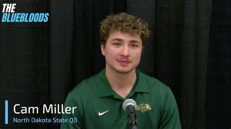 Fcs National Championship Press Conference Cam Miller North Dakota