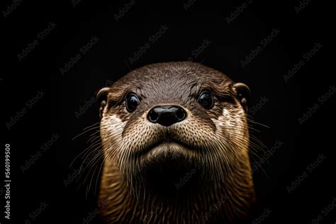 River Otter Face Profile